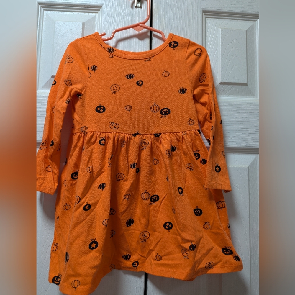 Cat & Jack Orange Halloween Dress